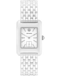 Tory Burch - The Eleanor Ceramic Watch, 26Mm X 38Mm - Lyst