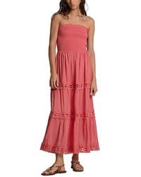 Elan - Strapless Swim Cover Up Maxi Dress - Lyst