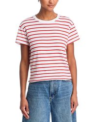 PERFECTWHITETEE - Stripe Boxy Crewneck Tee - Lyst