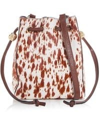 Madewell - Mini Drawstring Calf Hair Crossbody Bag - Lyst