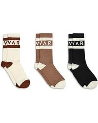 Varley - Spencer Logo Crew Socks, Pack Of 3 - Lyst