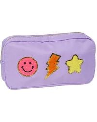 Malibu Sugar - Nylon Pouch With Assorted Patches - Lyst