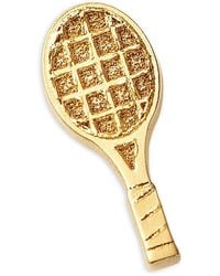 Zoe Chicco - 14K Itty Bitty Symbols Tennis Racket Single Stud Earring - Lyst