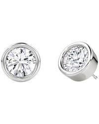 Vrai - Bezel Solitaire Stud - Lyst