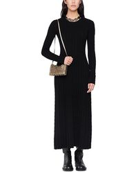 Rabanne - Wool And Cashmere Long Dress - Lyst