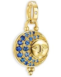 Temple St. Clair - 18K Sapphire & Diamond Eclipse Pendant - Lyst