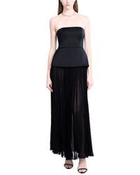 BCBGMAXAZRIA - Strapless Peplum Gown - Lyst