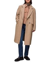 Whistles - Herringbone Smart Wool Coat - Lyst