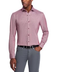 BOSS - Hank Spread Collar Slim Fit Button Down Shirt - Lyst