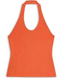 Theory - Halter Neck Tank Top - Lyst