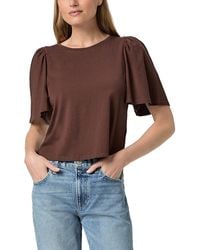 PAIGE - Sigrid Puff Sleeve Tee - Lyst