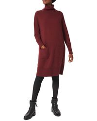 Hobbs Wool Cora Knitted Dress in Navy 