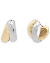 Shashi - Ross Crossover Hoop Earrings - Lyst