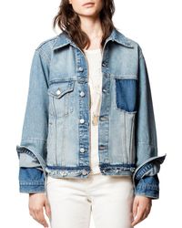 zadig and voltaire jean jacket