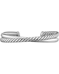 David Yurman - Crossover Two Row Cuff Bracelet - Lyst