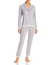 Eberjey Lady Godiva Elegant Pj Set - Gray