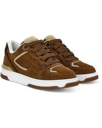 Versace - Suede Sneakers - Lyst