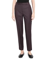 Theory - Wool High Waisted Tapered Pants - Lyst