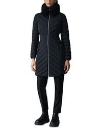 Mackage - Shearling Collar Puffer Down Coat - Lyst