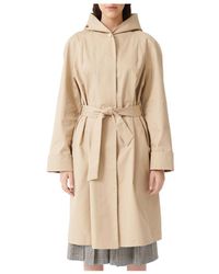 Maje Gisele Trench Coat - Natural