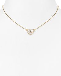 Kate Spade - Disco Pansy Pendant Necklace - Lyst