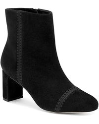 Cinq À Sept - Peyton Crochet Suede Ankle Boots - Lyst