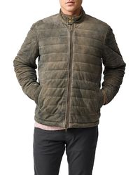 Rodd & Gunn - Long Island Quilted Suede Jacket - Lyst