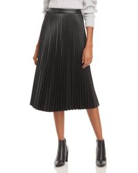 lucy paris rainbow pleated midi skirt