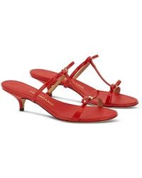 【関税&送料込】Ferragamo Flame Red Mini Bow Sandals Ferragamo Flame red Mini Bow sandals | TheDoubleF