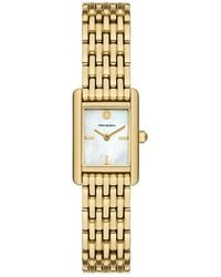 Tory Burch - The Small Eleanor Stainless Steel Watch, 19Mm X 28Mm - Lyst