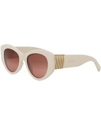 BVLGARI - Tubogas Oval Sunglasses, 52Mm - Lyst