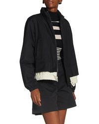 Moncler - Janze Twill Contrast Jacket With Packable Hood - Lyst