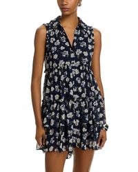 Cinq À Sept - Becci Tossed Poppies Mini Dress - Lyst