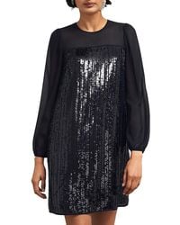 Hobbs - Zariah Sequin Dress - Lyst
