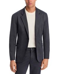 HUGO - Anton Extra Slim Fit Melange Soft Jacket - Lyst