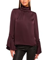 Ramy Brook - Christy Mock Neck Bell Sleeve Top - Lyst