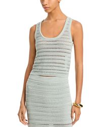 A.L.C. - A. L.C. Kira Open Stitch Striped Tank Top - Lyst