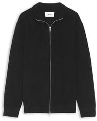 NN07 - Danny Full Zip Ribbed Sweater - Lyst