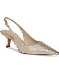 Sam Edelman - Bianka Pointed Toe Slingback Kitten Heel Pumps - Lyst