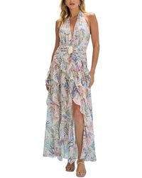 PATBO - Seaweed Plunge Beach Cover Up Maxi Dress - Lyst