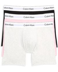 Calvin Klein - Icon Cotton Stretch Boxer Briefs, Pack Of 3 - Lyst