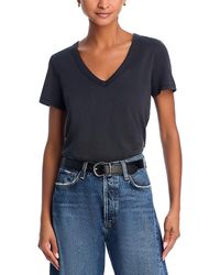 Rag & Bone - V-neck Cotton Tee - Lyst