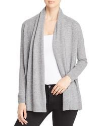 C by Bloomingdale's Cashmere - Open-Front Cardigan - Lyst