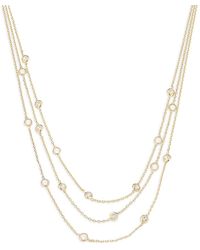 Ettika - Perfect Crystal Dotted Cubic Zirconia Layered Collar Necklace - Lyst