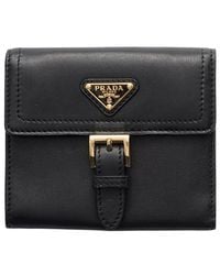 Prada - Small Nappa Leather Wallet - Lyst