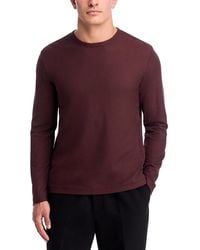 Vince - Pima Pique Long Sleeve Tee - Lyst