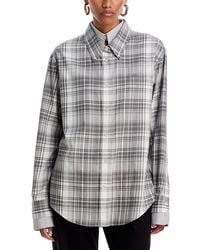 Acne Studios - Plaid Double Layer Shirt - Lyst