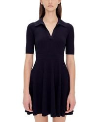 Jonathan Simkhai - Patricia Rib Knit Polo Mini Dress - Lyst