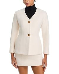 French Connection - Textured Boiled Wool Jacket - Lyst