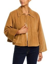 FRAME - The Mini Suede Swing Jacket - Lyst